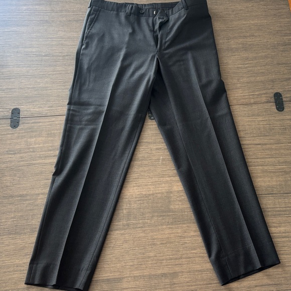 Classic Black Men's Dress Trousers - Picture 1 of 2